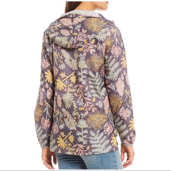 North Face Fanorak Hooded Jacket Woodland Floral - Picture 2 of 8